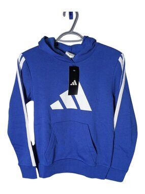 NWT Adidas Essentials Kids‎ Hoodie Royal Blue Size Medium (10/12)